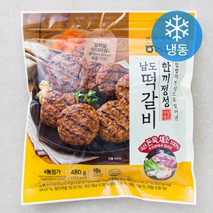 농협 한끼정성 남도떡갈비 (냉동), 480g, 1개