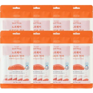 프로젝트21 반려동물 리얼스틱 츄르 간식 10g x 5p, 연어맛, 8개