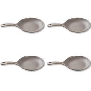 아띠홈 손잡이 앞접시 4p, 그레이, L(29 x 17...., 1세트