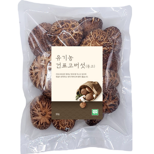 유기농 건표고버섯 동고, 1개, 90g