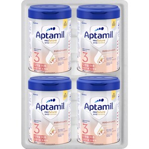 압타밀 프로푸트라 듀오어드밴스 분유 3단계, 800g, 4개