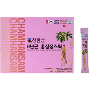 참한삼 6년근 홍삼정스틱 30p + 쇼핑백, 300g, 1개