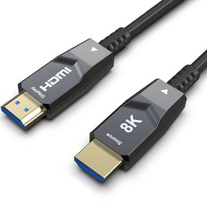 컴스 8K60Hz HDMI 2.1 AOC 리피터 광케이블 30m CB188, 1개