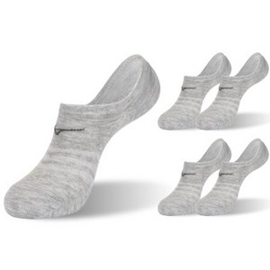 미즈노 액티브 페이크 삭스 세트, M, 그레이, 5개