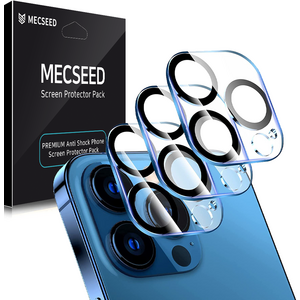 MECSEED 3CX 고투명 풀커버 강화유리 휴대폰 카메라 렌즈 액정 보호필름 3p 세트, 1세트