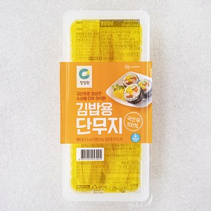 청정원 우리가족 김밥용 단무지, 400g, 1개