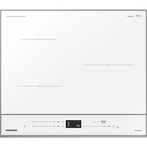 삼성전자 BESPOKE 빌트인 인덕션 3구 글램 화이트 방문설치, NZ63CB6506XW