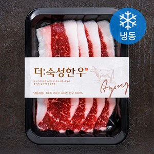 더숙성한우 차돌박이 3등급 구이용 (냉동), 200g, 1개