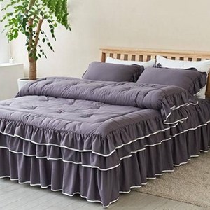 류금숙 라인 프릴 차렵침구 풀세트