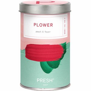 프레쉬 대용량 소이 캔들 향초 라지 600g, PLOWER 플라워 피치, 1개