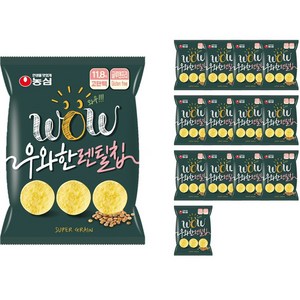 우와한 렌틸칩, 55g, 14개