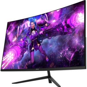 앱코 FHD 165Hz 게이밍 27인치 커브드 초슬림 모니터, 68cm, AVC27F165D(일반)