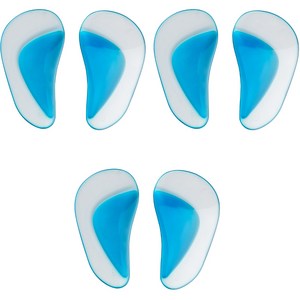 윙코코 반달 실리콘 아치 서포트 패치 좌 3p + 우 3p 세트, 블루, 1세트