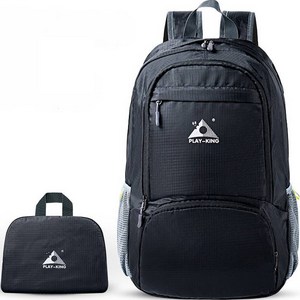 디트리 경량 폴딩 심플 백팩 26L, 02 블랙