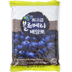 화분월드 피트모스 흙 블루베리 배양토 랜덤발송, 1개, 70L