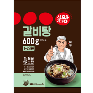 식자재왕 갈비탕, 600g, 1개