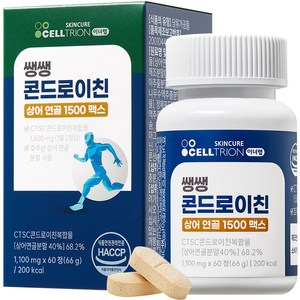 이너랩 쌩쌩 콘드로이친 상어연골 1500 맥스, 60정, 66g, 1개