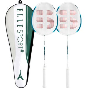 엘르 리옹 배드민턴 라켓 2p + 풀커버 세트