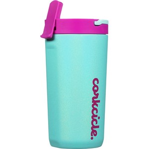 콕시클 보온 보냉 키즈 빨대 텀블러, 머메이드, 355ml