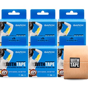 바록스 스포츠 근육 위드테이프 기본형 6p, 없음