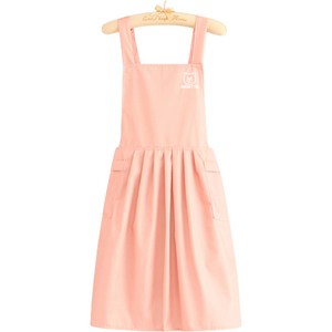 오르세토 스타일리쉬 주름 앞치마, 핑크, 1개