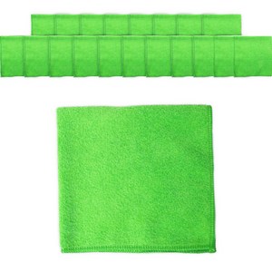 칼트 경편 초극세사 걸레 중형 그린, 20개