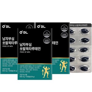 BL 남자부심 쏘팔옥타루테인 쏘팔메토 36g, 60정, 3개