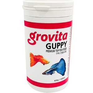 그로비타 구피 전용 사료 600g, 600g, 1개