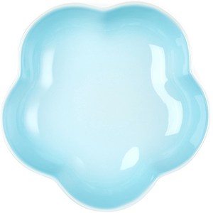 르크루제 플라워 디쉬 12cm, 퓨리스트 블루, 12 x 12 x ..., 1개
