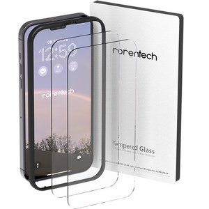로랜텍 아이폰 강화유리 휴대폰 액정보호필름 2p 세트, 1세트