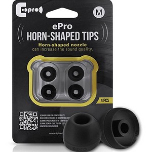 eProaudios Horn shaped tips 실리콘 이어팁 Big Nozzle 4p