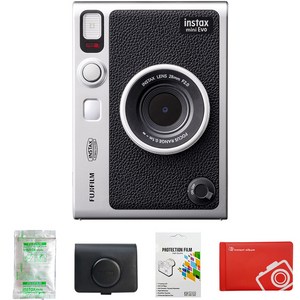 인스탁스 미니에보 카메라 블랙 FI019 + 미니필름 10p + 에보 전용 케이스 세트