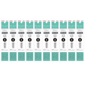 블렌 3C/2+S 전용 리필심 SNC-0.5 0.5mm, 블랙, 10개