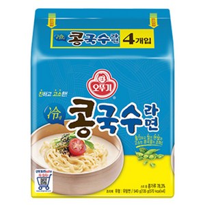 오뚜기 콩국수 라면, 135g, 4개