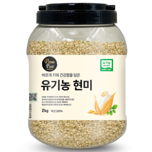 Pime Field 유기농 현미, 2kg, 1개