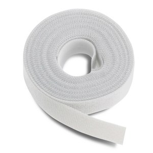 칼론 벨크로 케이블 타이 화이트 3m x 1.2cm KR-RCT123, 1개
