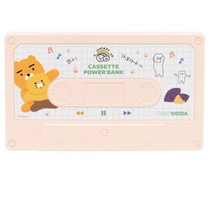 더블유아이 카카오프렌즈 카세트형 고속 충전 보조배터리 10000mAh