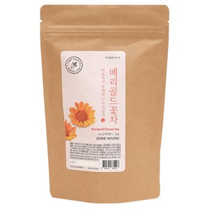 우리꽃연구소 메리골드꽃차 삼각티백, 500mg, 40개입, 1개