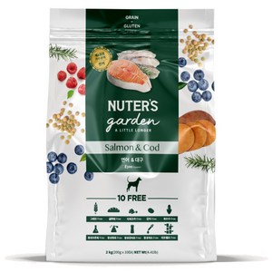누터스가든 강아지 기능성 사료, 눈물개선/눈건강+장..., 2kg, 1개