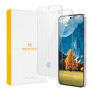 모란카노 플래쉬 강화유리 휴대폰 액정보호필름 2p 세트, 1세트