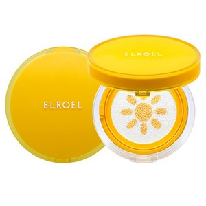 엘로엘 팡팡 옐로우 선쿠션 플러스 SPF 50+PA++++, 15g, 1개