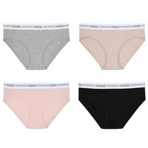 푸마바디웨어 빅사이즈 포함 여성용 에센셜 데일리 코튼 팬티 4종 세트