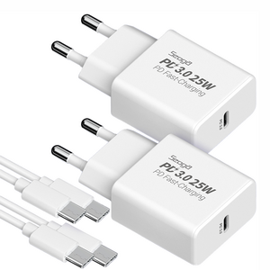 서가 C타입 초고속 충전기 25W PD PPS + CtoC 케이블 1.5m 세트