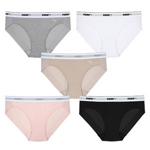 푸마바디웨어 빅사이즈 포함 여성용 3 NO 햄팬티 5종 세트