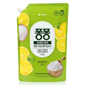 퐁퐁 프레시파워 레몬 식초 앤 베이킹소다, 1개, 1.25L