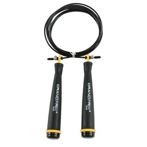 김수열점프로 그랑프리 초고속 와이어 줄넘기 S-707, 옐로우, 손잡이 15cm x..., 1개