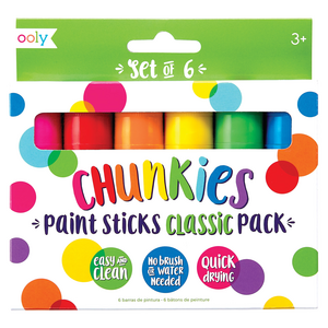 울리 청키 페인트 스틱 클래식 chunkies paint sticks, 1세트, 6색