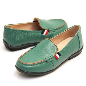 트리샤 가죽 여성용 로퍼 플랫슈즈 컴포트화 TMA9217