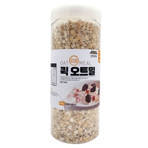 건강곡간 부드러워 먹기편한 퀵 오트밀 통, 600g, 1개