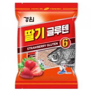 경원산업 딸기 글루텐6 떡밥, 240g, 1개